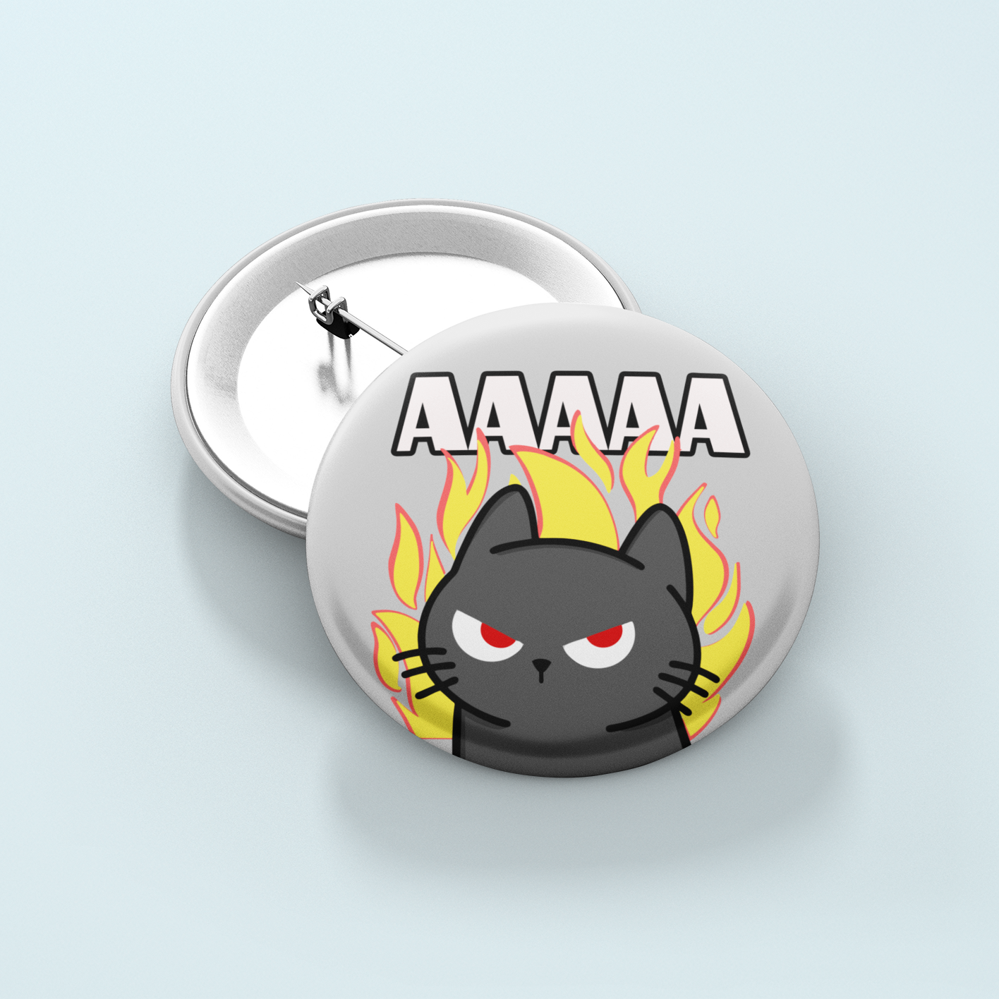 AAAA CAT | Badge Pin