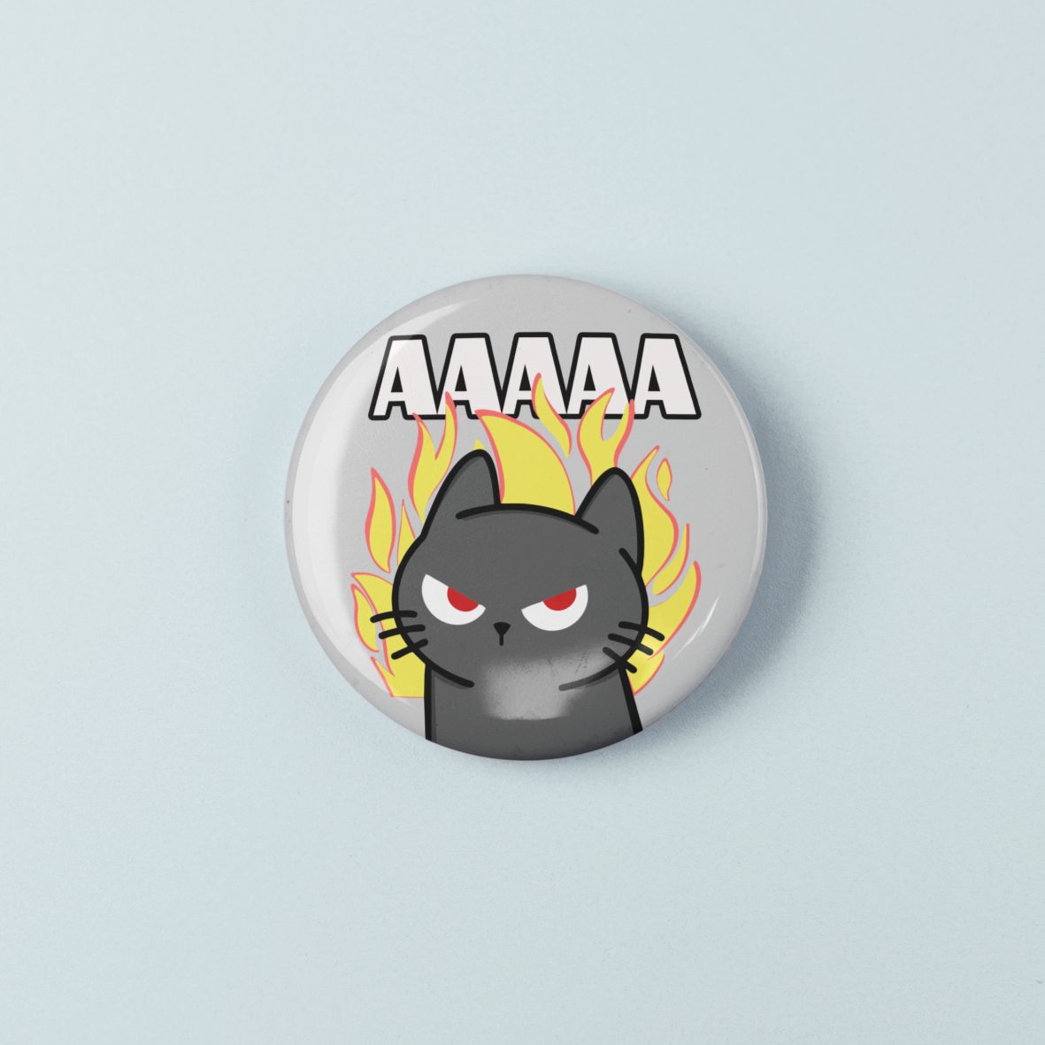 AAAA CAT | Badge Pin