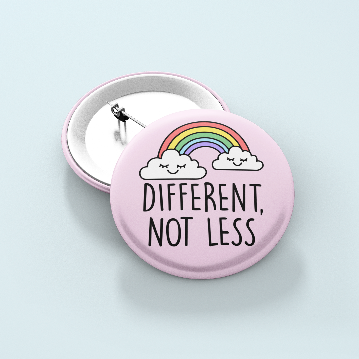 Different Not Less | Badge Pin