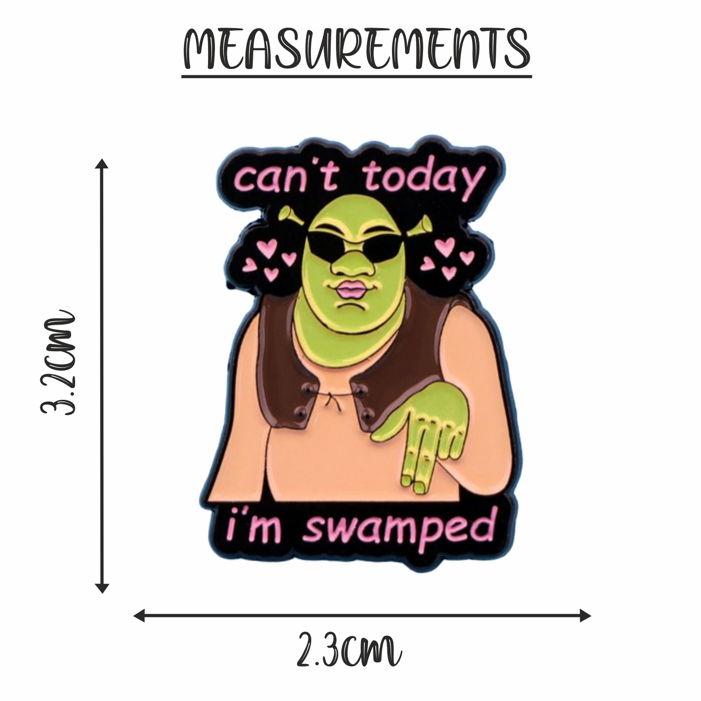 Shrek Swamped | Enamel Pin