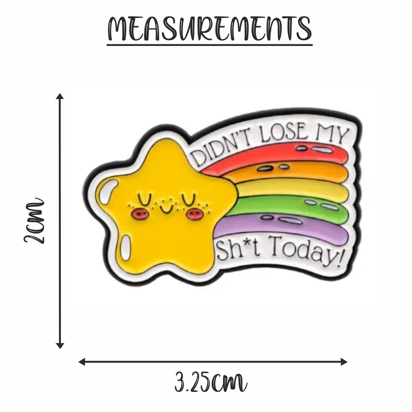 Didn't Lose My Sh*t Today | Enamel Pin