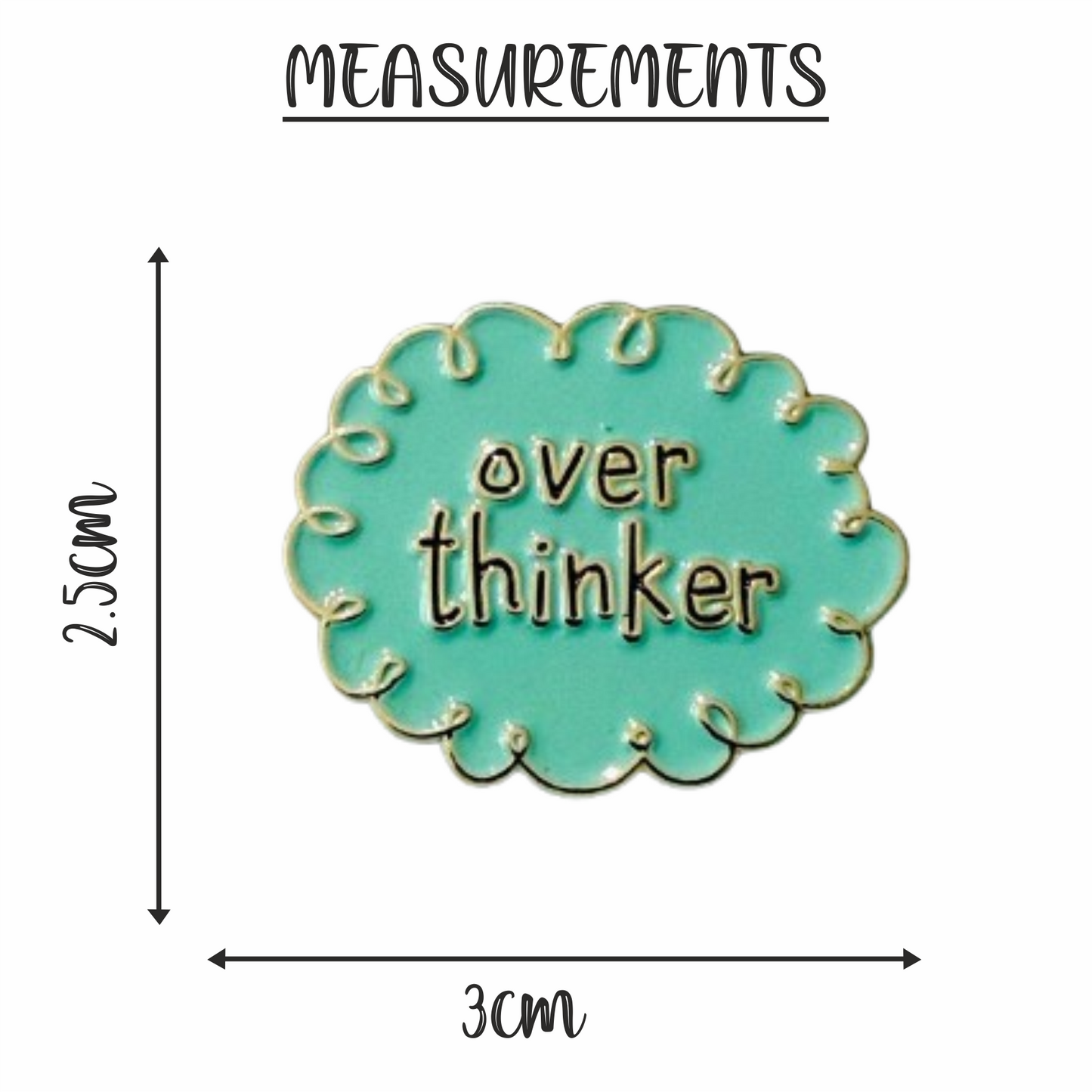 Overthinker | Enamel Pin