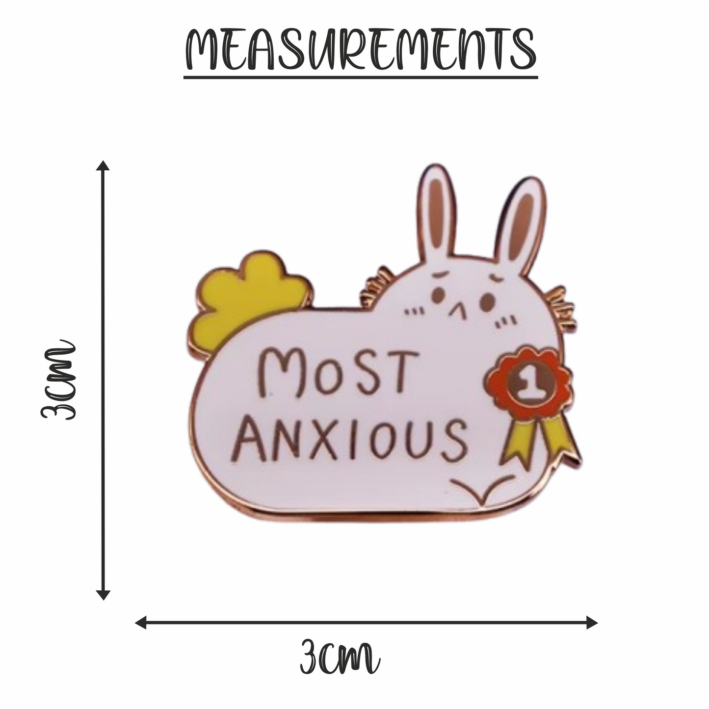 Most Anxious | Enamel Pin