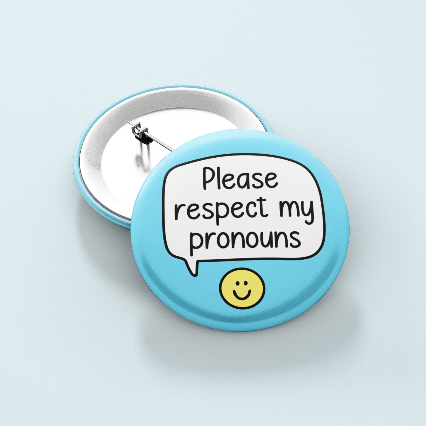 Please Respect My Pronouns | Badge Pin