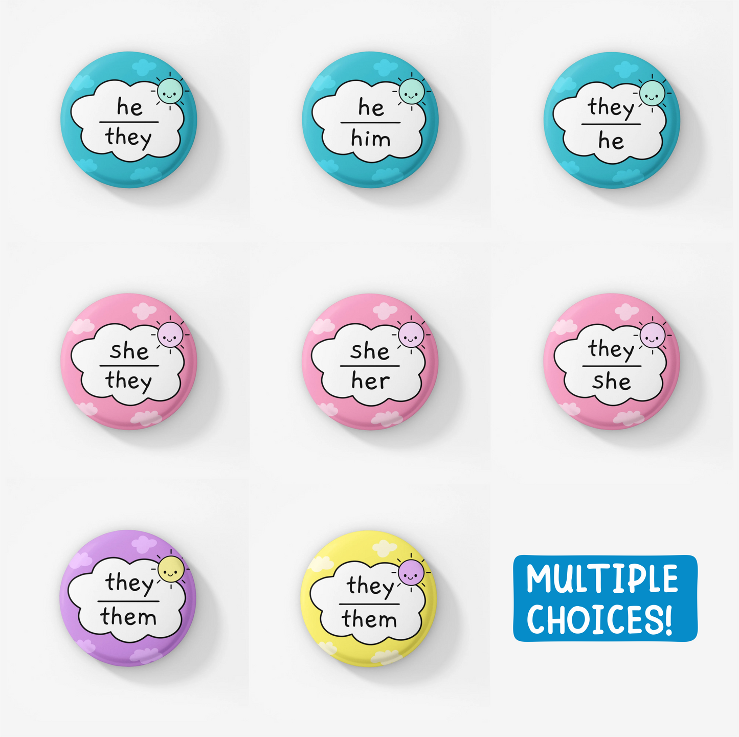 Pronoun Pin | Multiple Choices