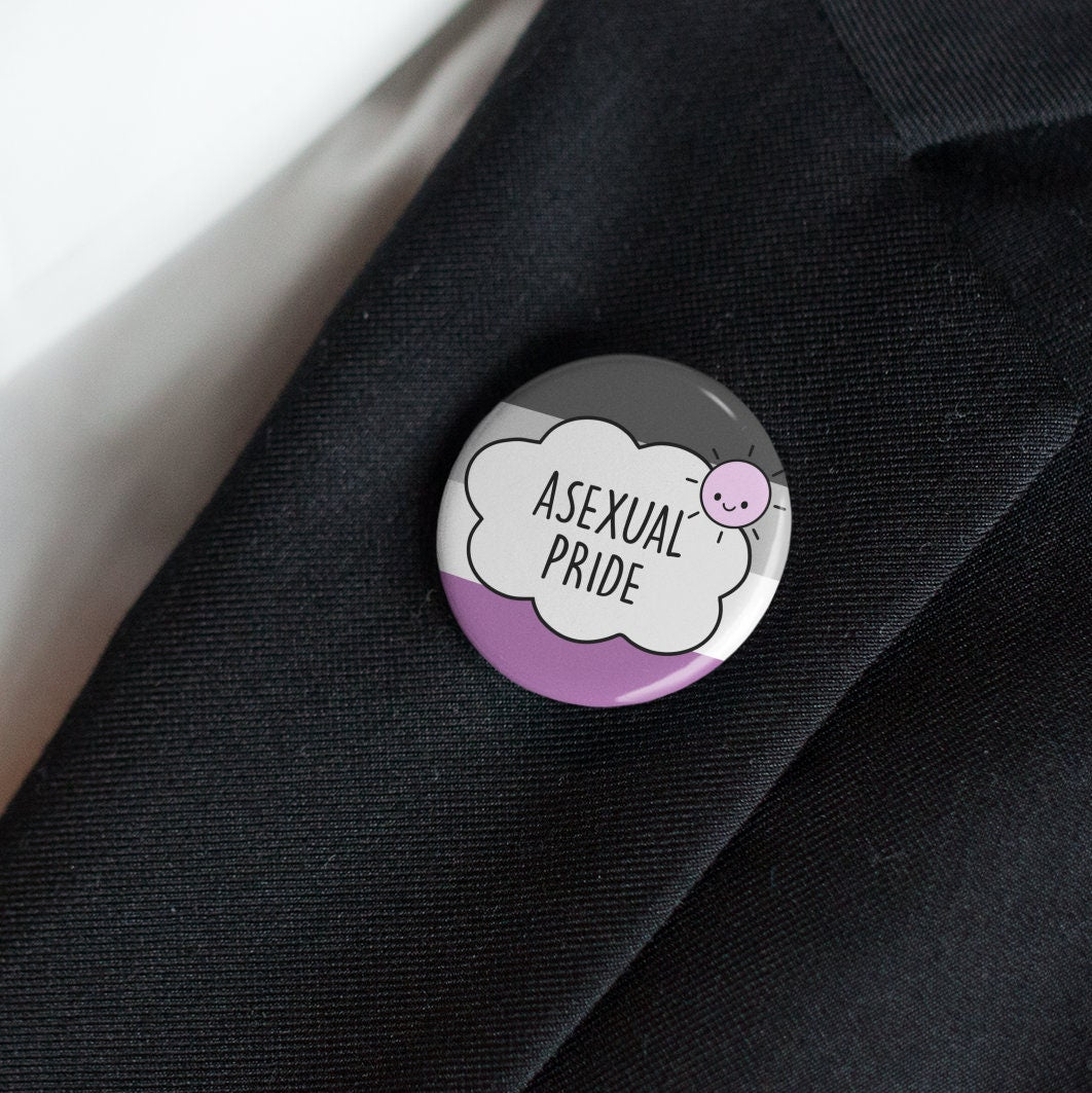 Asexual Pride Badge / Ace pride, Asexual Flag