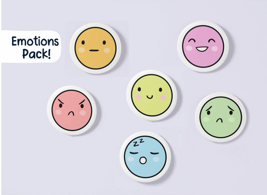 Emotions Badge Set | INCLUDES 6 badges | Emotions - Feelings