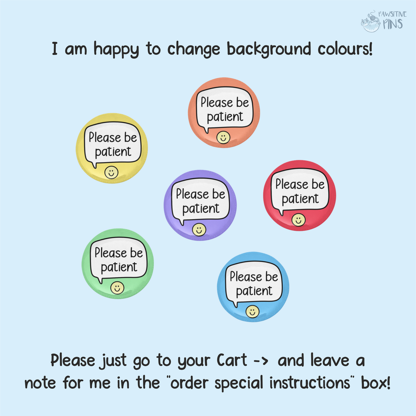 I Don't Like Change - Pin Badge | Routines