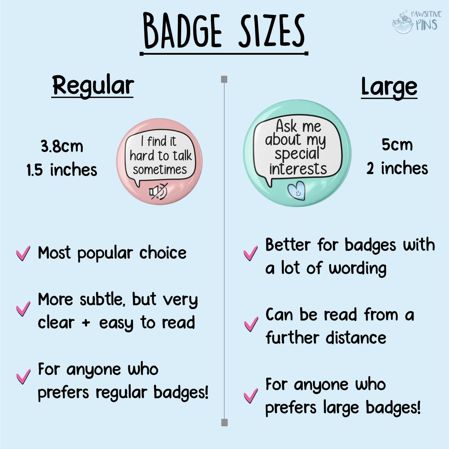 Every Autistic Person Is Different Badge Pin | Autism Spectrum - Awareness - ASD