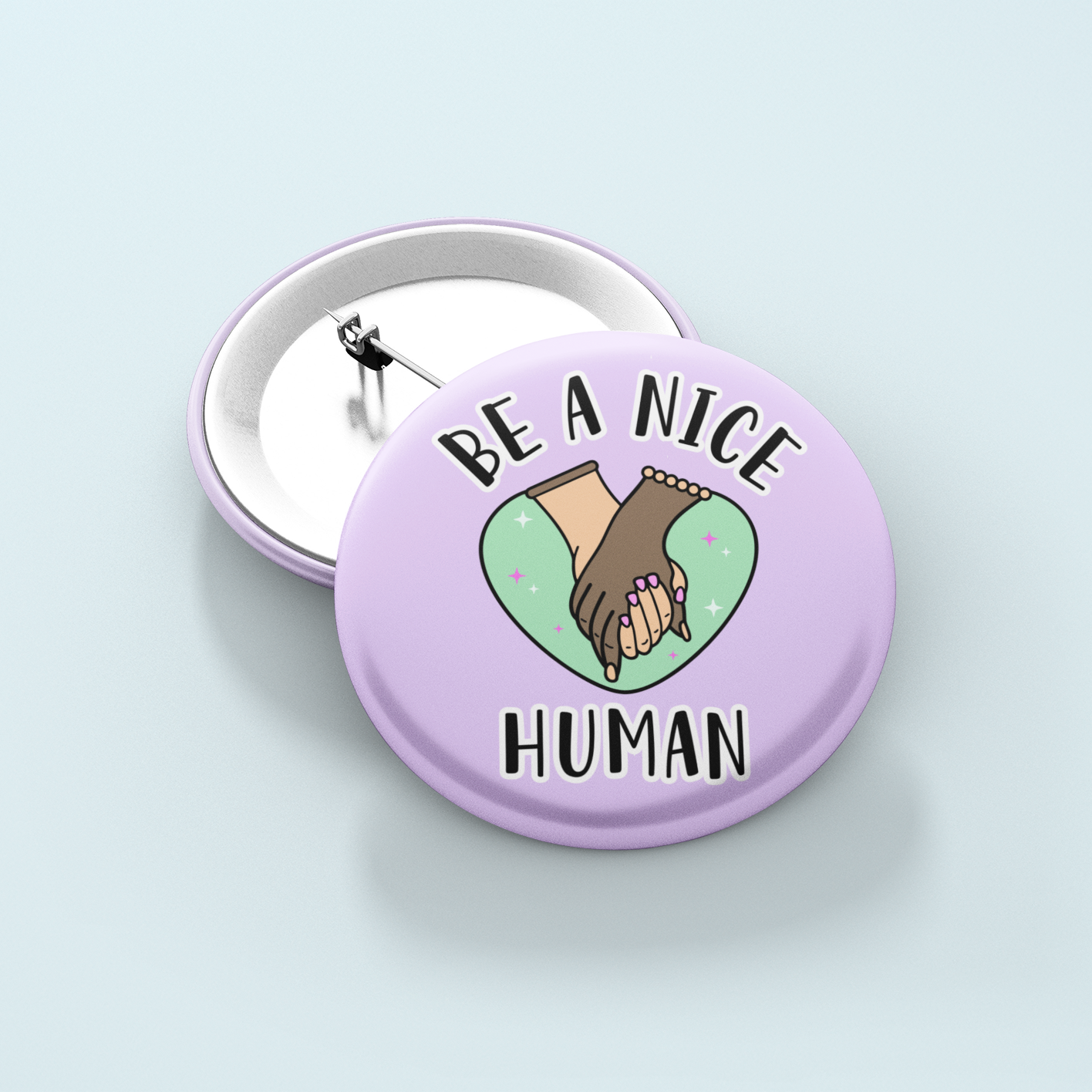 Be A Nice Human | Badge Pin
