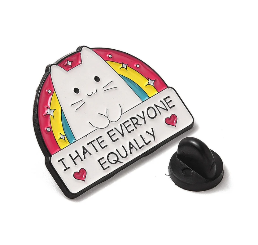 I Hate Everyone Equally | Enamel Pin