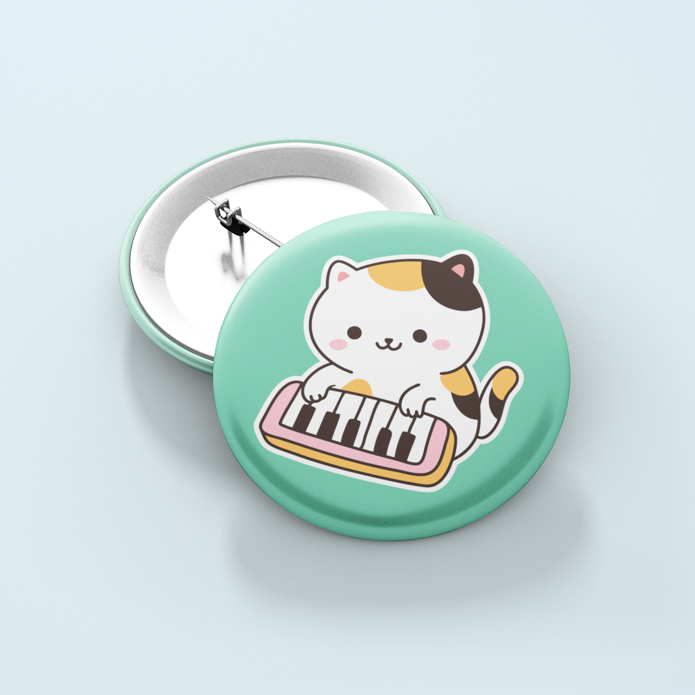 Piano Cat | Badge Pin