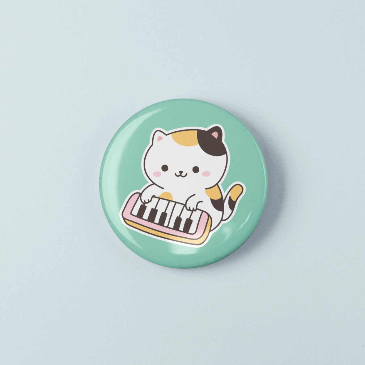 Piano Cat | Badge Pin
