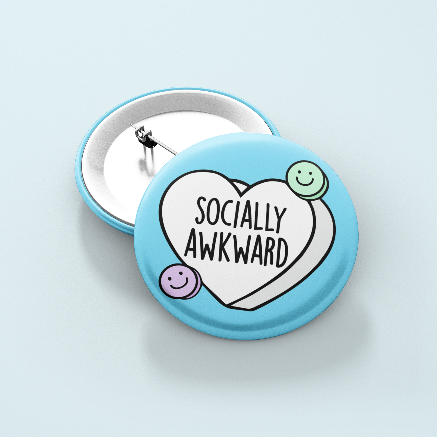 Socially Awkward | Badge Pin