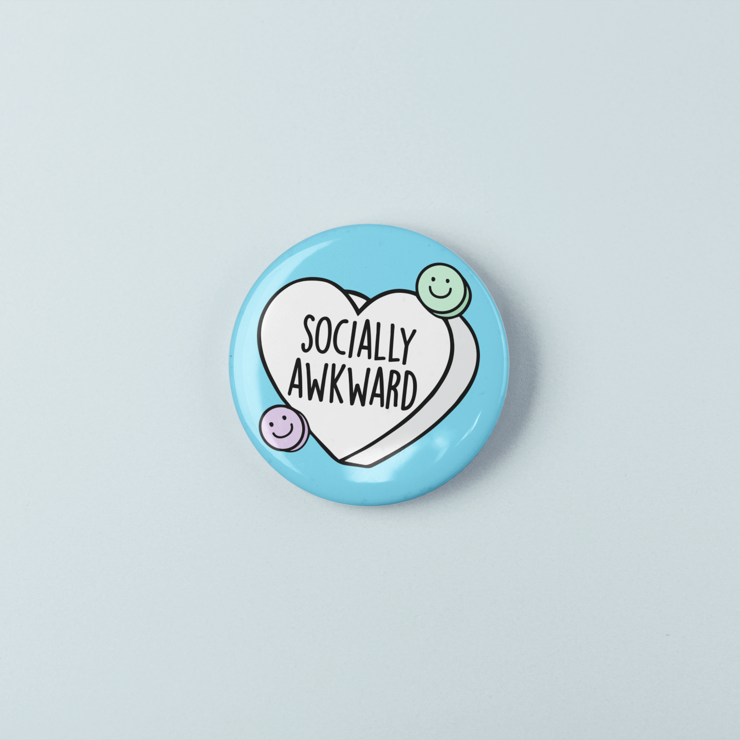 Socially Awkward | Badge Pin