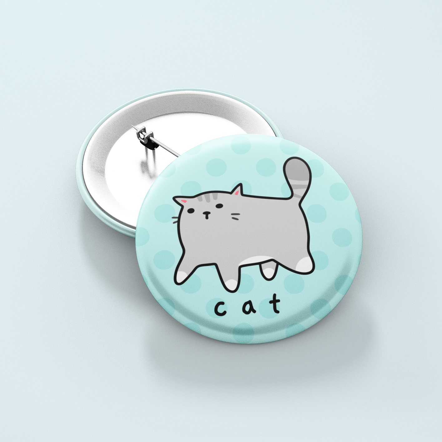 cat | Badge Pin