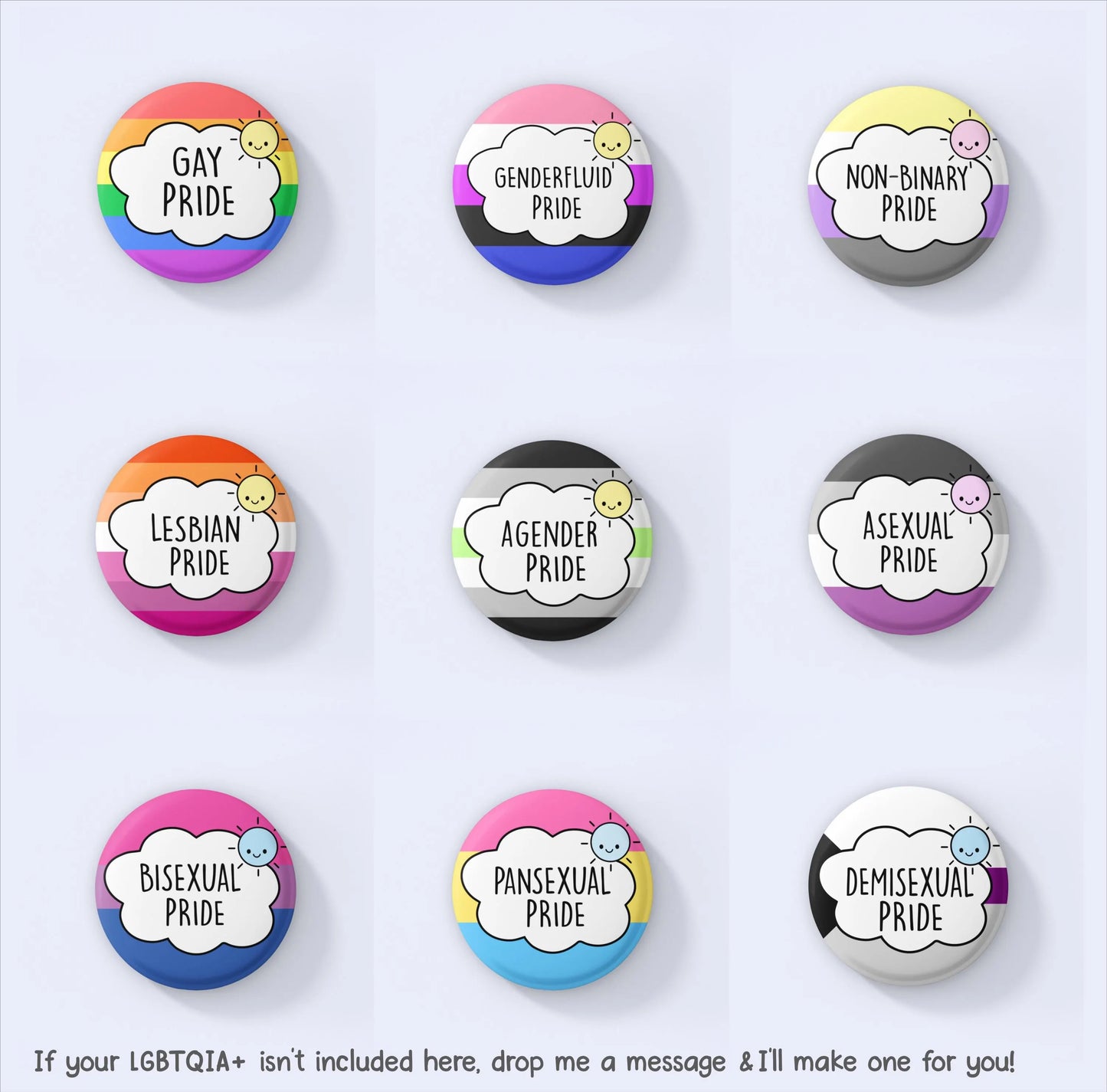 Pride Pins | Multiple Choices