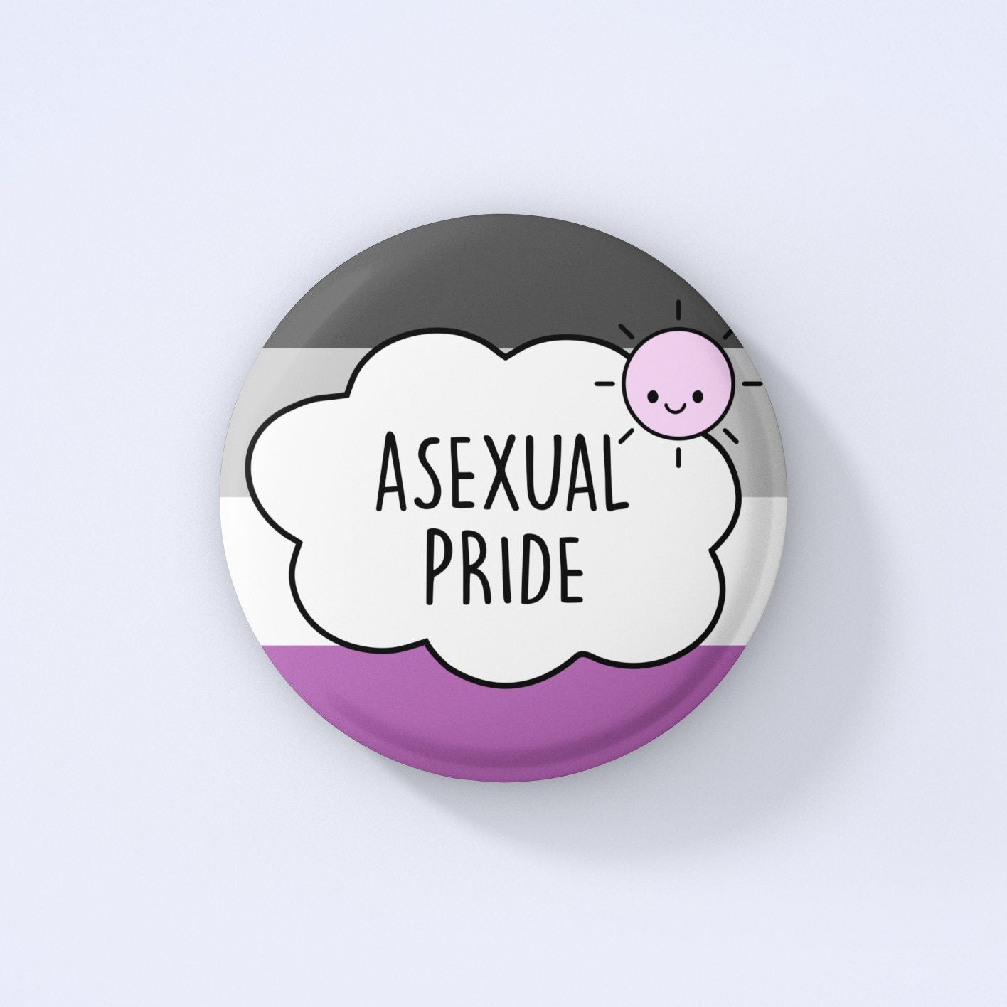 Asexual Pride Badge / Ace pride, Asexual Flag