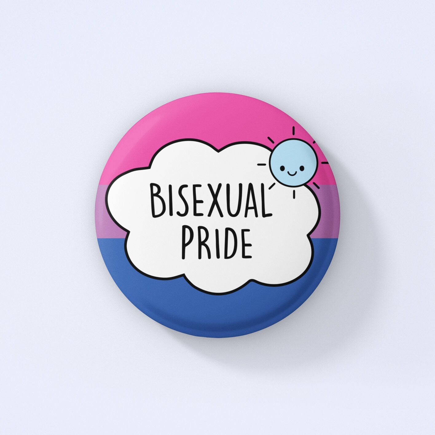 Bisexual Pride Badge | Bisexual Flag - Bi Pin