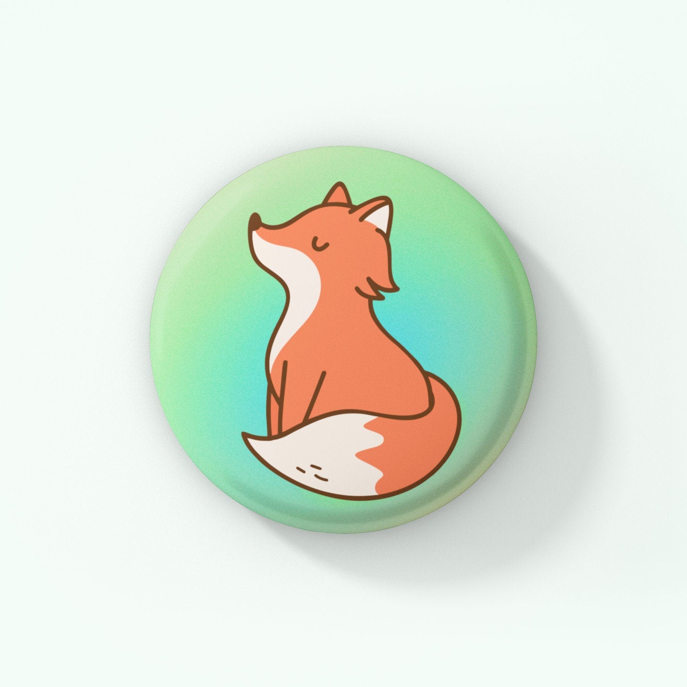 Fox Pin Badge | Fox Lover Gifts - Animal Lovers - Cute Fox Badges