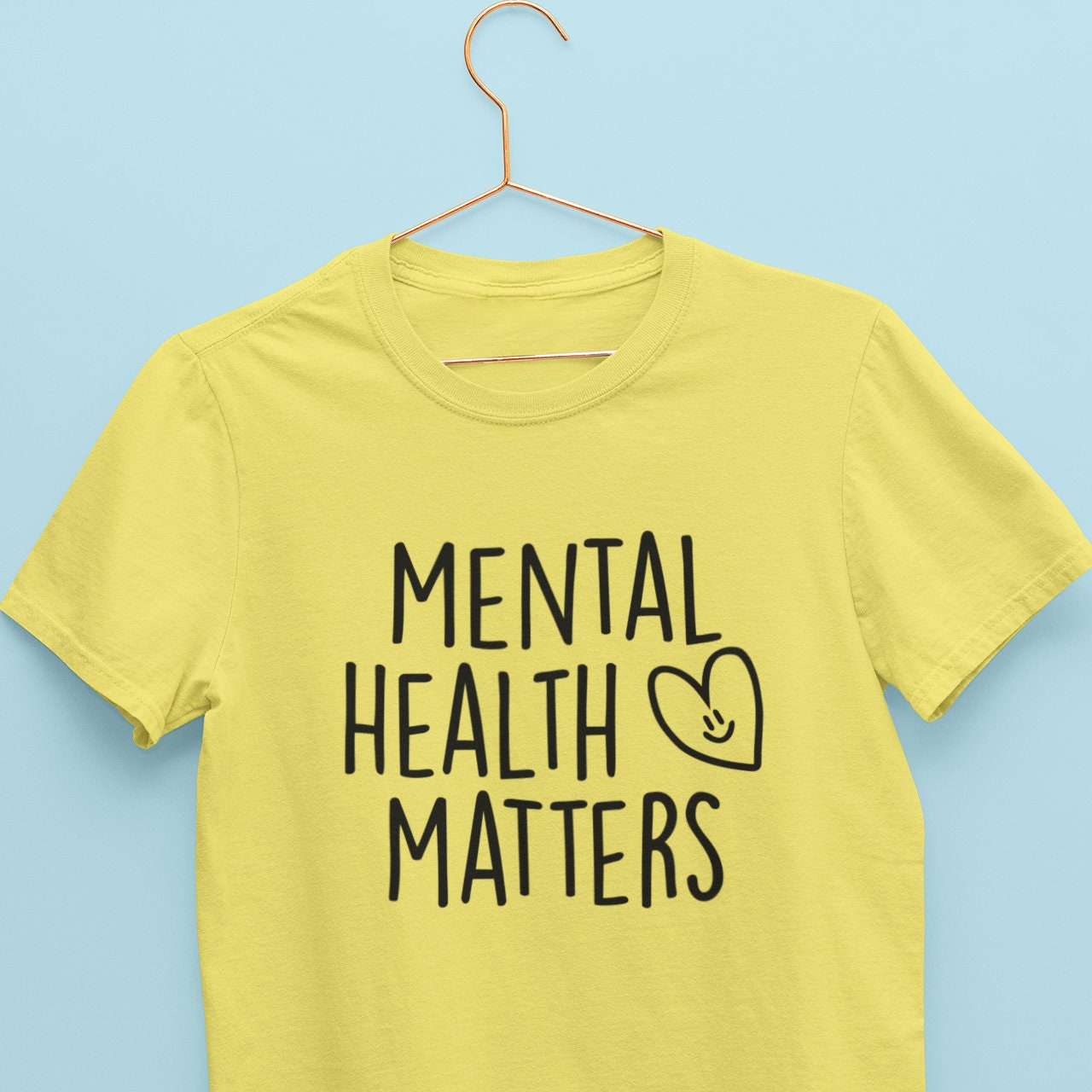 Mental Health Matters TShirt | Psychologist Shirt - Be Kind - Anxiety Gift -  Self Love