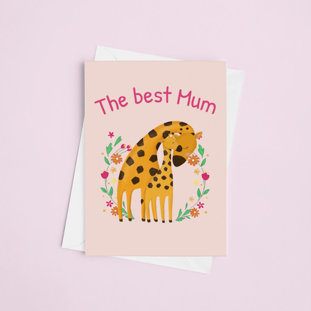 The Best Mum Postcard | Mother's Day - Long Distance Gift - Mums Birthday - Mum Card