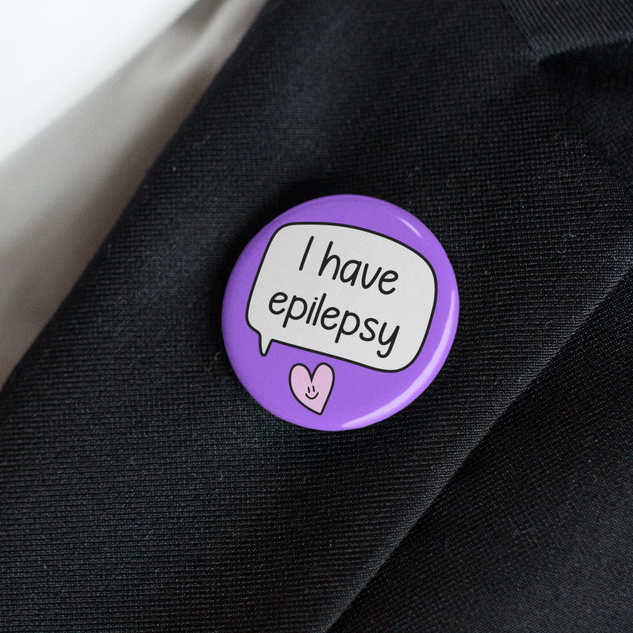 I Have Epilepsy Badge Pin |  Seizures
