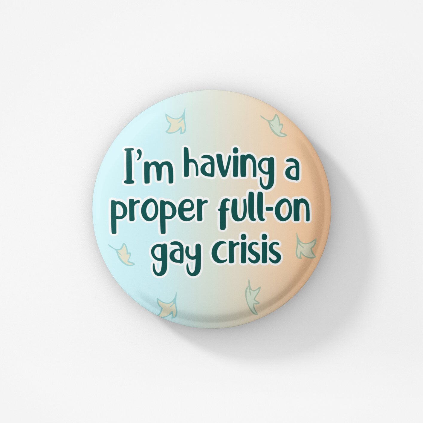 Gay Crisis Inspired Heartstopper Pin | Gay Pride - LGBTQ+ - Pride Pins