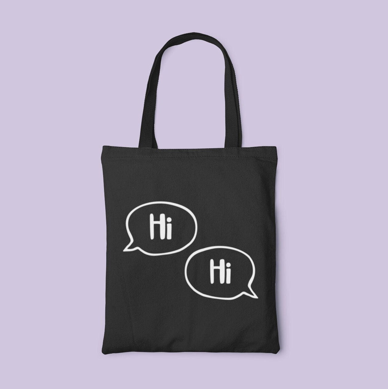Hi, Hi Inspired Heartstopper Tote Bag | LGBTQ Tote Bags