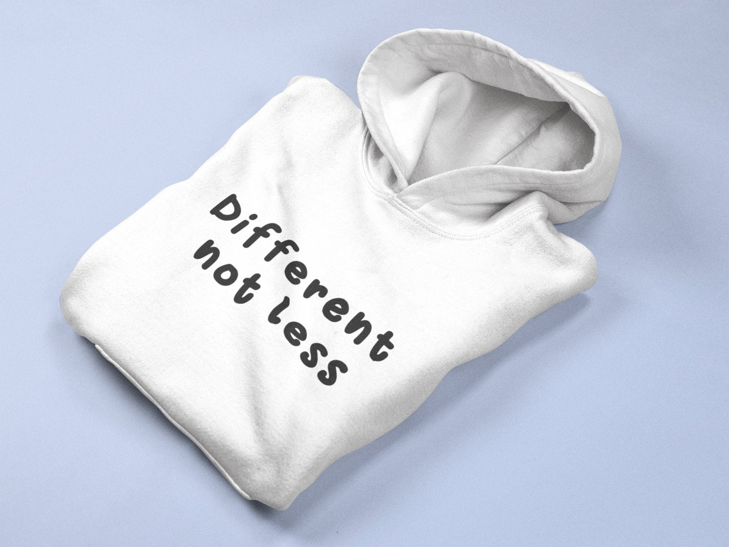 Different Not Less Hoodie | Neurodiversity Clothing - Autism Gifts - ADHD -  Awareness - Actually Autistic