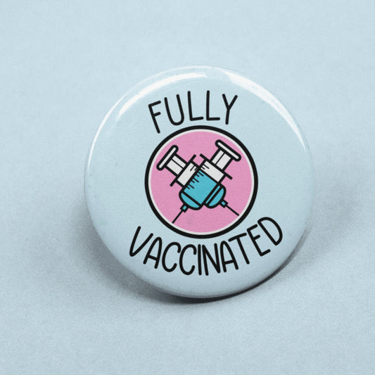 Vaccinated Covid Badge Pin | I've been vaccinated - NHS - Covid Vaccine - Pro vaccine