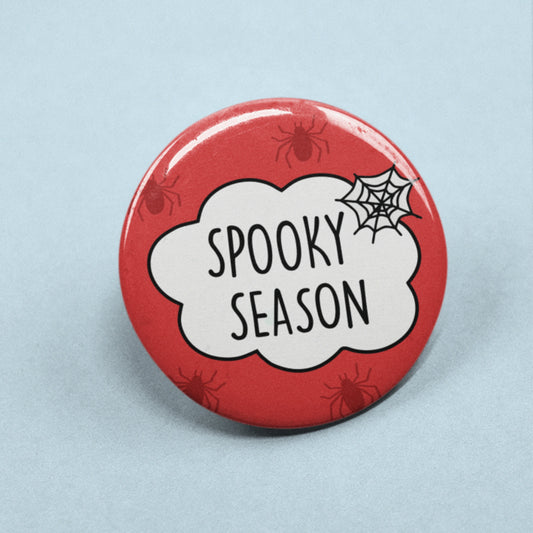 Spooky Season Pin Badge | Halloween Pins, Spooky Gifts, Trick Or Treat